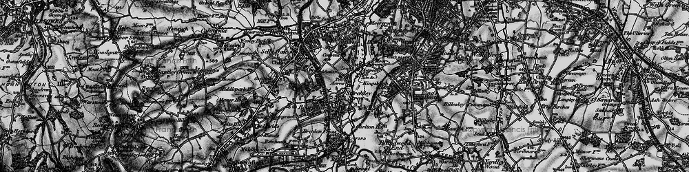 Old map of Stirchley in 1899