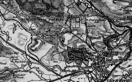 Old map of Stirton in 1898