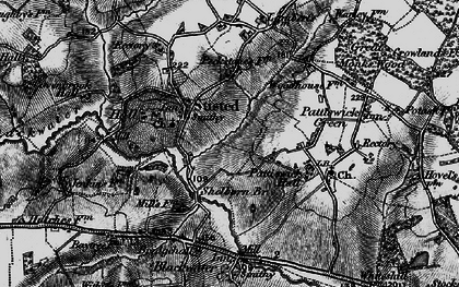Old map of Stisted in 1896