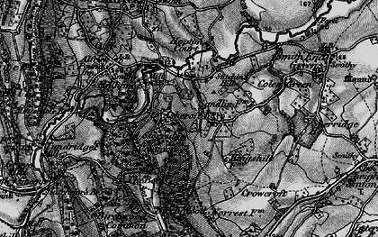 Old map of Stitchin's Hill in 1898