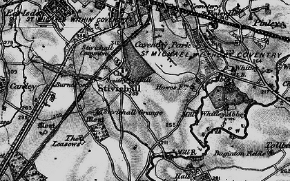 Old map of Stivichall in 1899