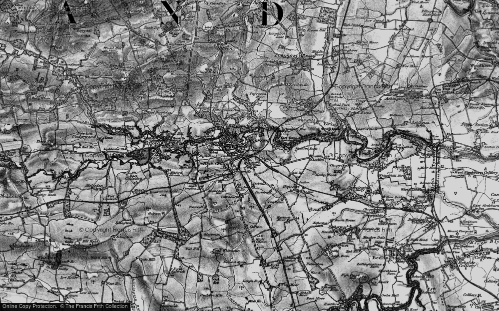 Old Map of Stobhillgate, 1897 in 1897