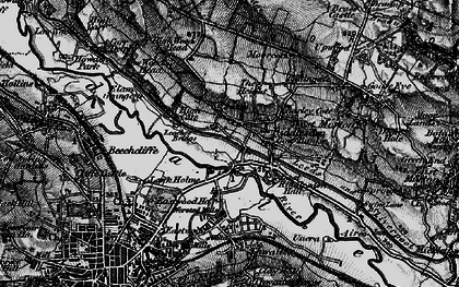 Old map of Stockbridge in 1898