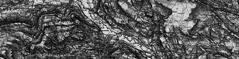 Old map of Stockbridge in 1898