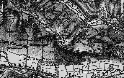Old map of Stockcross in 1895