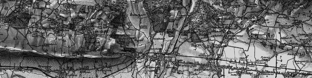 Old map of Stockheath in 1895