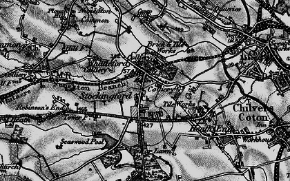 Old map of Stockingford in 1899