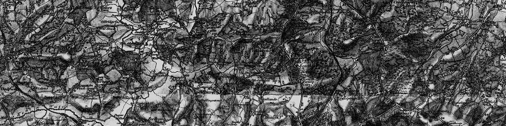 Old map of Stockland Green in 1895