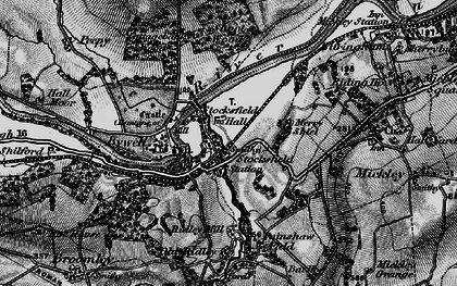 Old map of Stocksfield in 1898