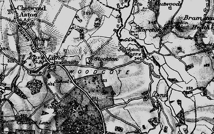 Old map of Stockton in 1897