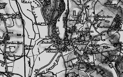 Old map of Stockton in 1899
