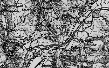 Old map of Stockton Brook in 1897