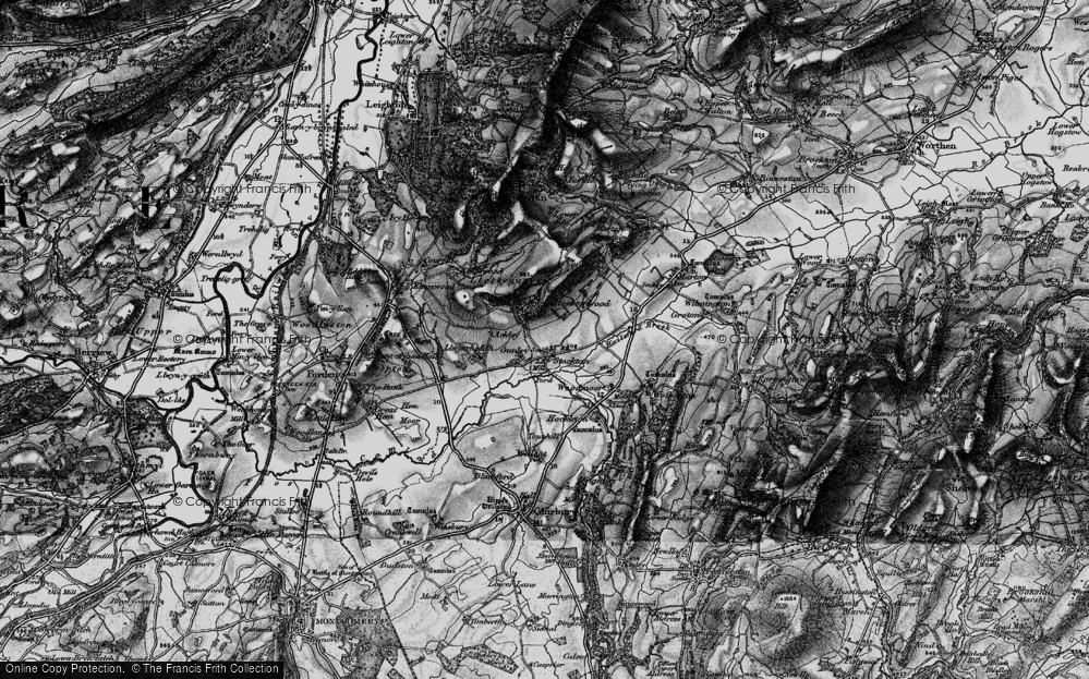 Old Map of Stocktonwood, 1899 in 1899