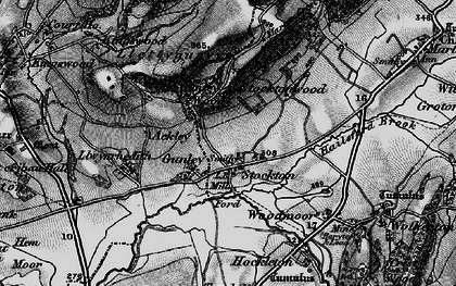 Old map of Stocktonwood in 1899