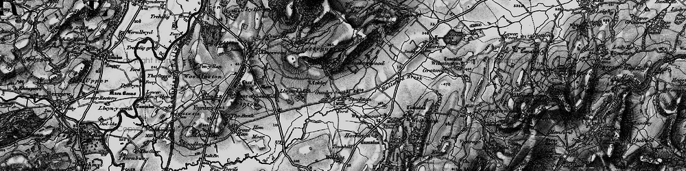 Old map of Stocktonwood in 1899