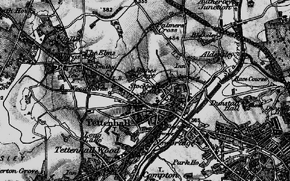 Old map of Stockwell End in 1899