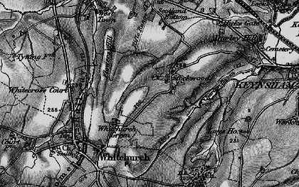 Old map of Stockwood in 1898