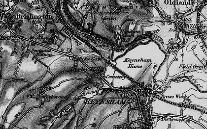 Old map of Stockwood Vale in 1898