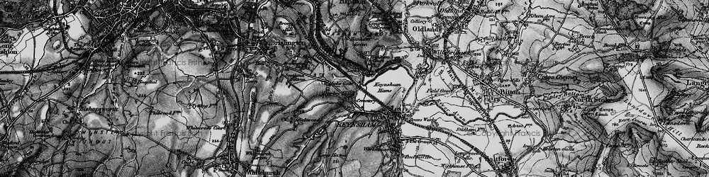Old map of Stockwood Vale in 1898