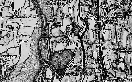 Old map of Ashton Hall in 1898