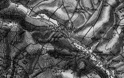 Old map of Stoke in 1895