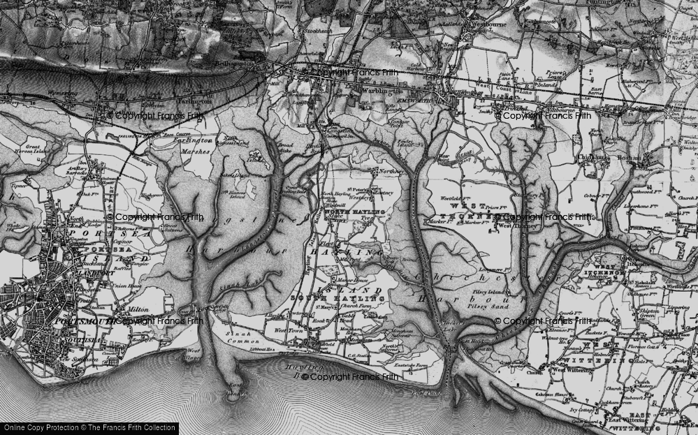 Old Map of Stoke, 1895 in 1895