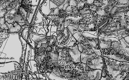 Old map of Stoke Common in 1895