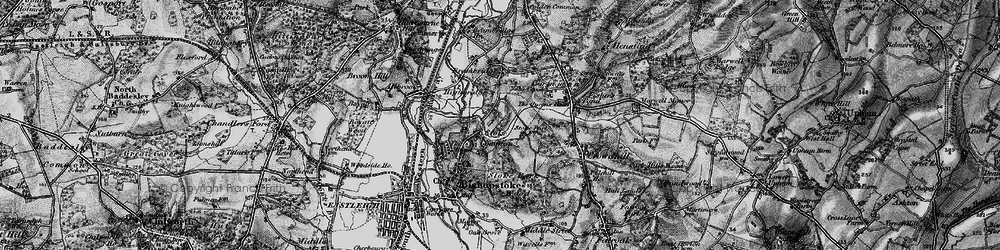 Old map of Stoke Common in 1895