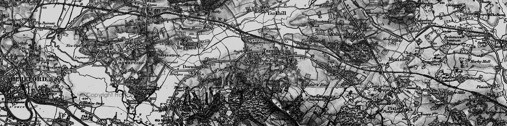 Old map of Stoke Edith in 1898