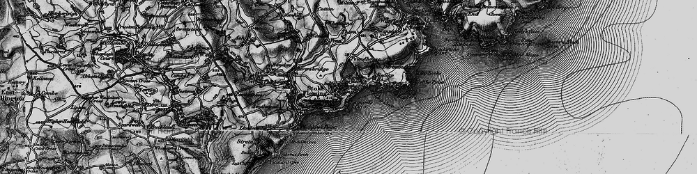 Old map of Leonard's Cove in 1897