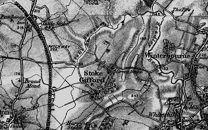 Old map of Stoke Gifford in 1898