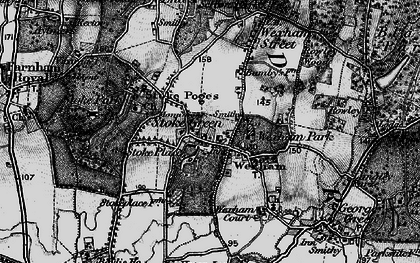 Old map of Stoke Green in 1896