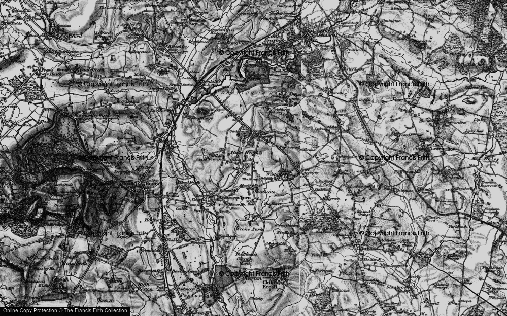 Old Map of Stoke Heath, 1897 in 1897