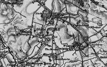 Old map of Stoke Heath in 1897