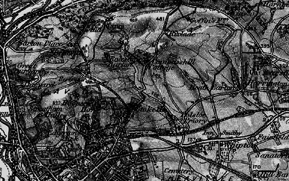 Old map of Stoke Hill in 1898