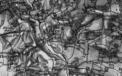 Old map of Stoke Lacy in 1898