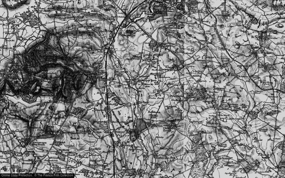 Old Map of Stoke on Tern, 1897 in 1897