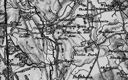 Old map of Stoke on Tern in 1897