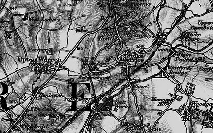 Old map of Stoke Prior in 1898