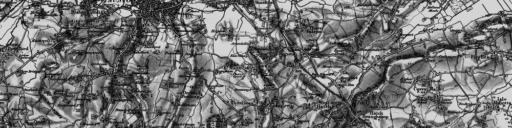 Old map of Stoke St Mary in 1898
