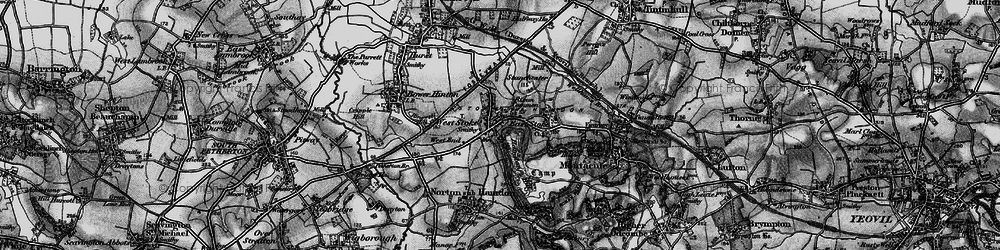 Old map of Stoke Sub Hamdon in 1898