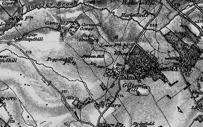 Old map of Stoke Talmage in 1895