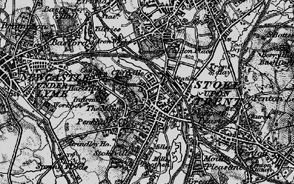 Old map of Stoke-upon-Trent in 1897