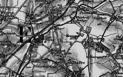 Old map of Stoke Wharf in 1898