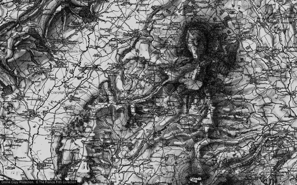 Old Map of Stokegorse, 1899 in 1899