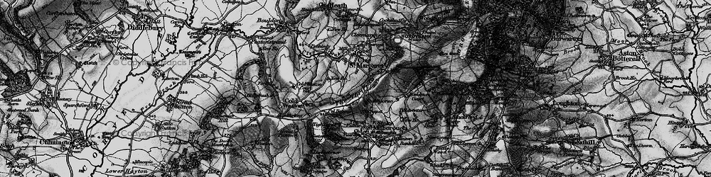 Old map of Stokegorse in 1899