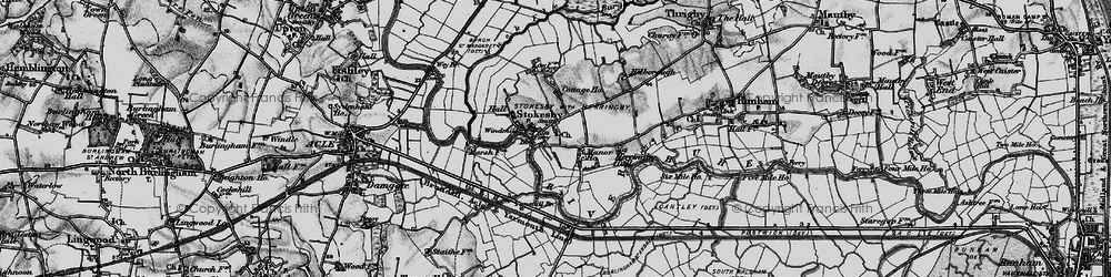 Old map of Stokesby in 1898