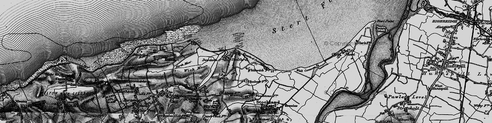 Old map of Stolford in 1898