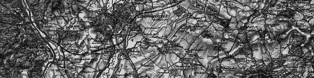 Old map of Stone in 1899