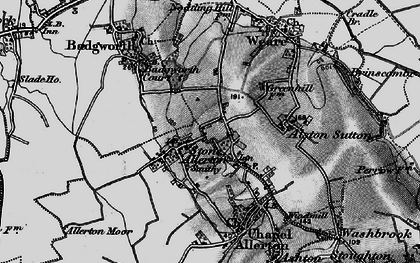 Old map of Stone Allerton in 1898